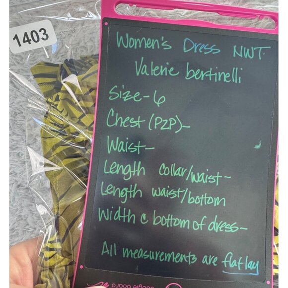 Valerie Bertinelli Womens Palm Leaf Print Dress NWT Size 6 Yellow & Black Polyes - Picture 15 of 16